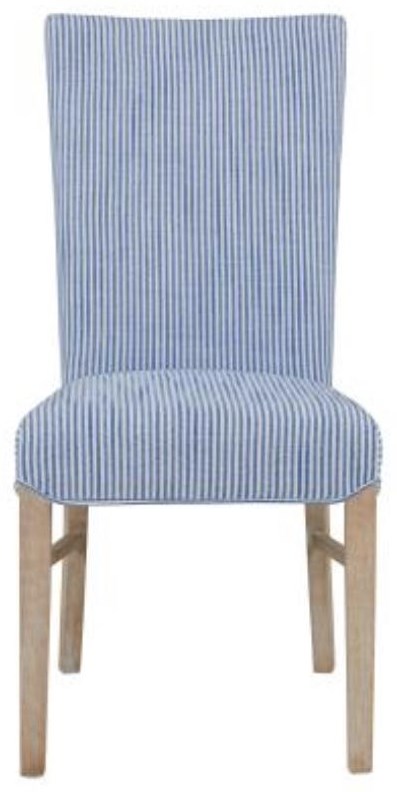 Striped clearance side chair